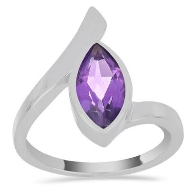 BUY STERLING SILVER AFRICAN AMETHYST STYLISH RING